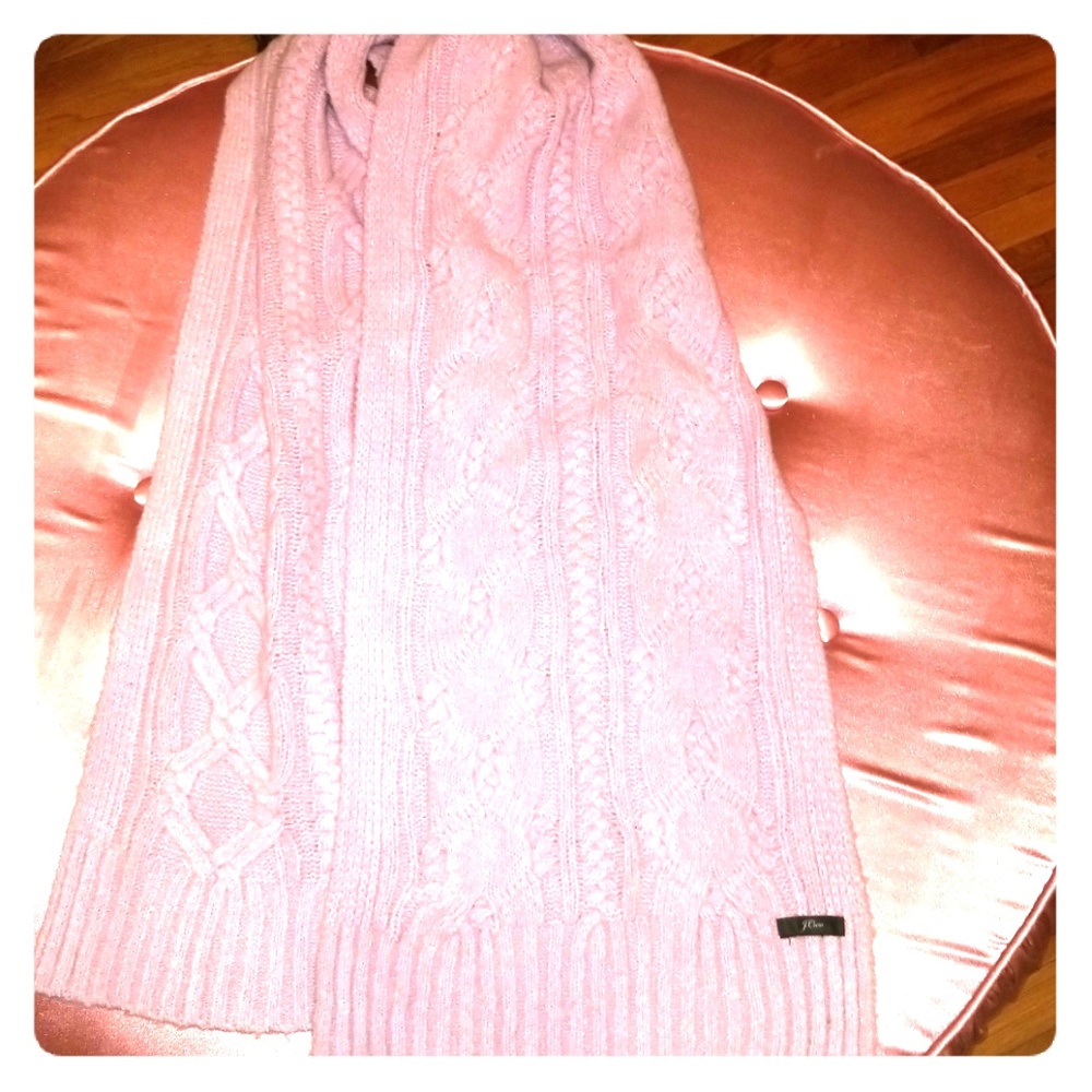 Soft large knit scarf